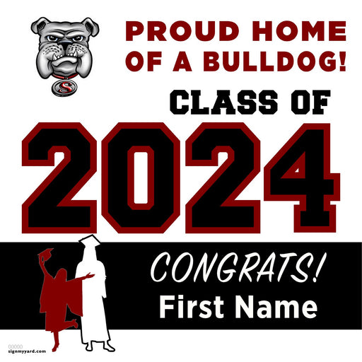 SHS Class of 2024 Classic Congratulations Yard Sign 