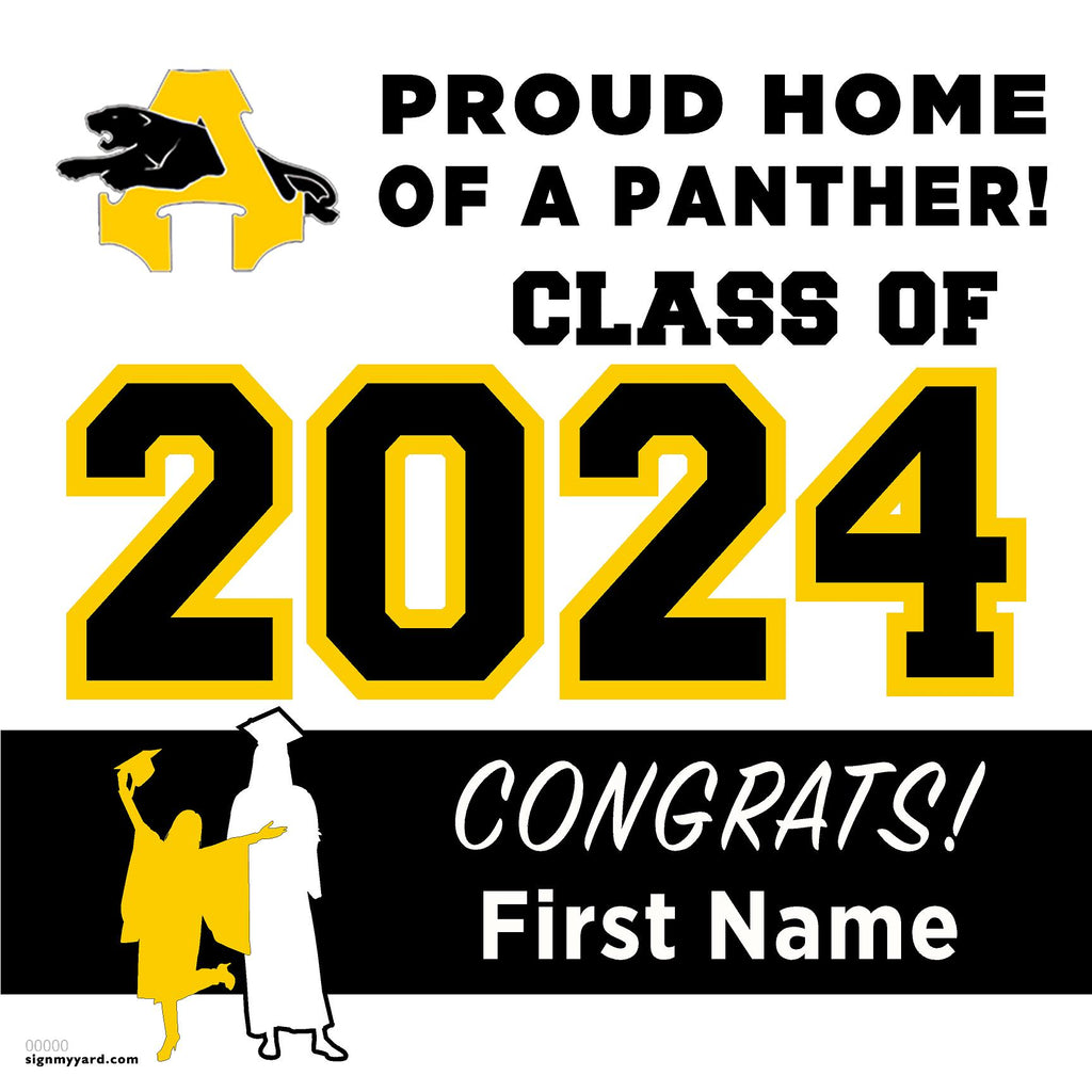 Antioch High School 24x24 Class of 2024 Yard Sign (Option A)