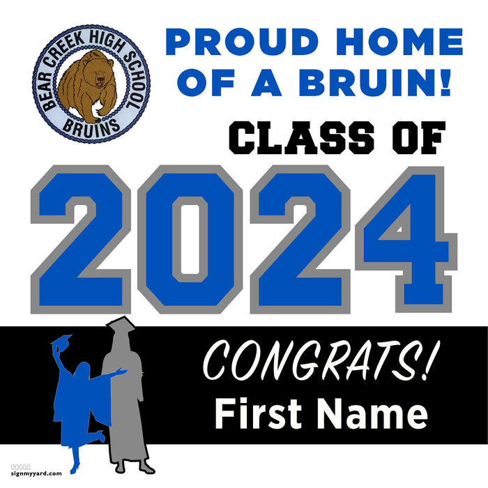 Bear Creek High School 24x24 Class of 2024 Yard Sign (Option A)