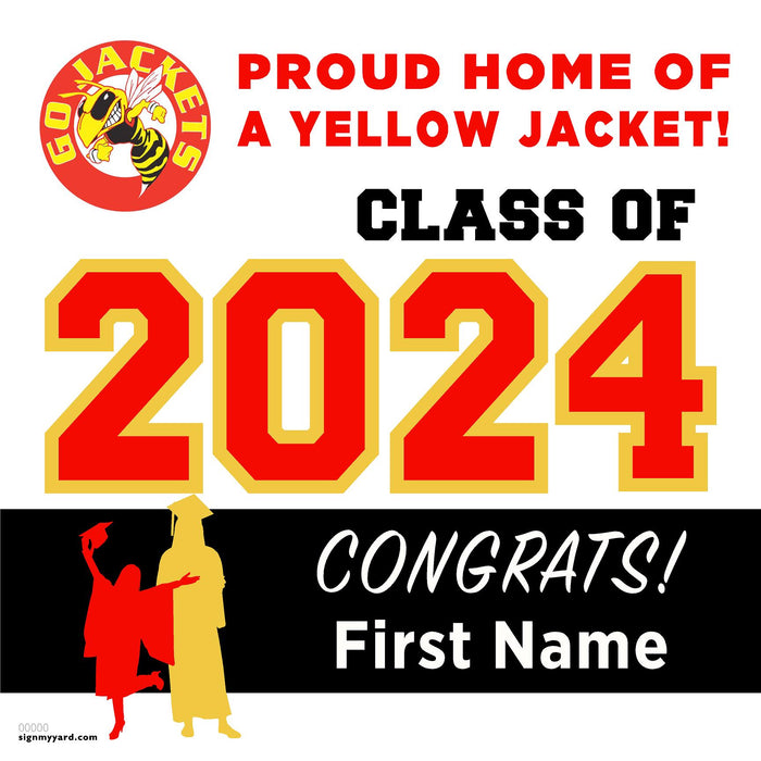 Berkeley High School 24x24 Class of 2024 Yard Sign (Option A)
