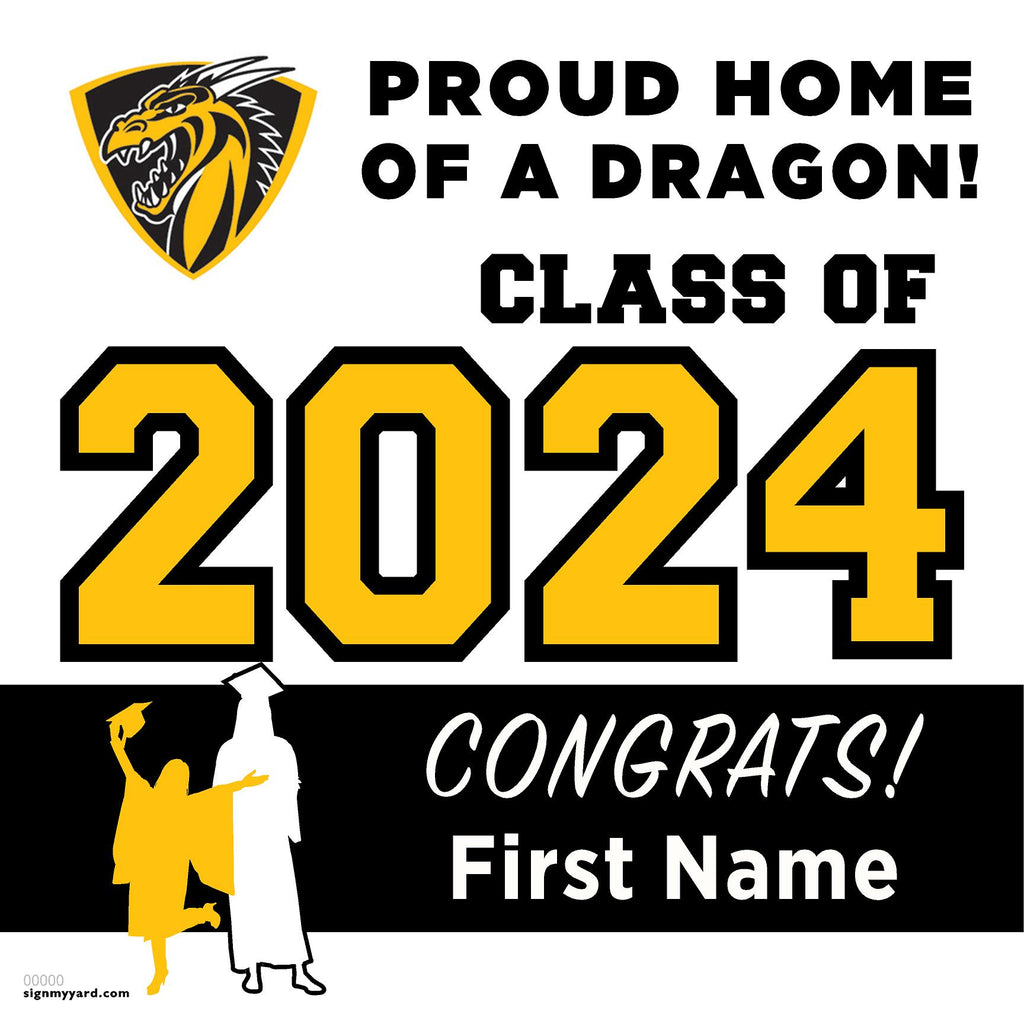 Bishop O'Dowd High School 24x24 Class of 2024 Yard Sign (Option A)