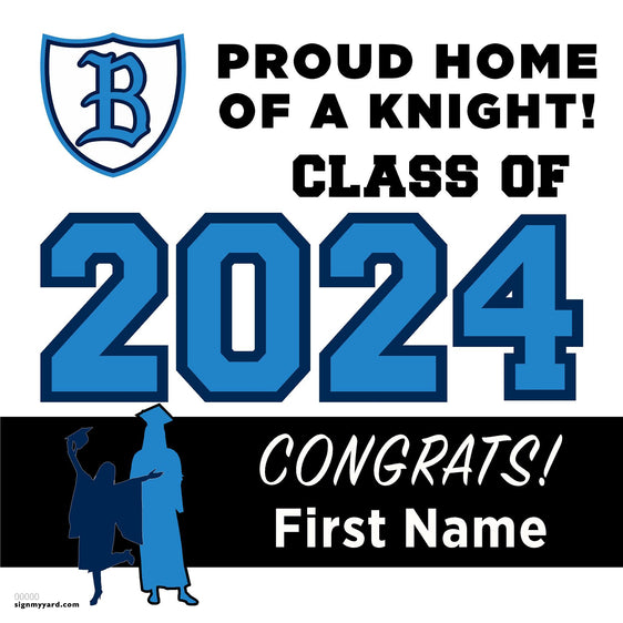 Bullard High School 24x24 Class of 2024 Yard Sign (Option A)