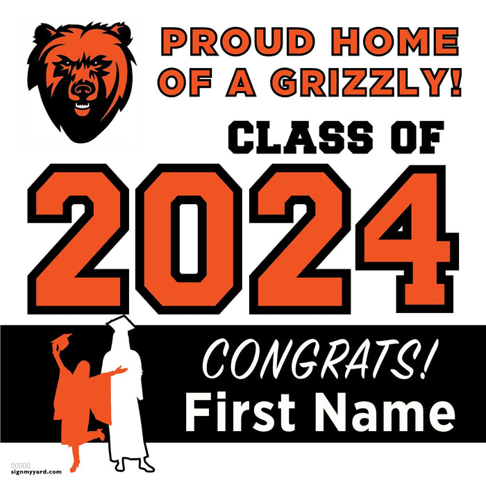California High School 24x24 Class of 2024 Yard Sign (Option A)
