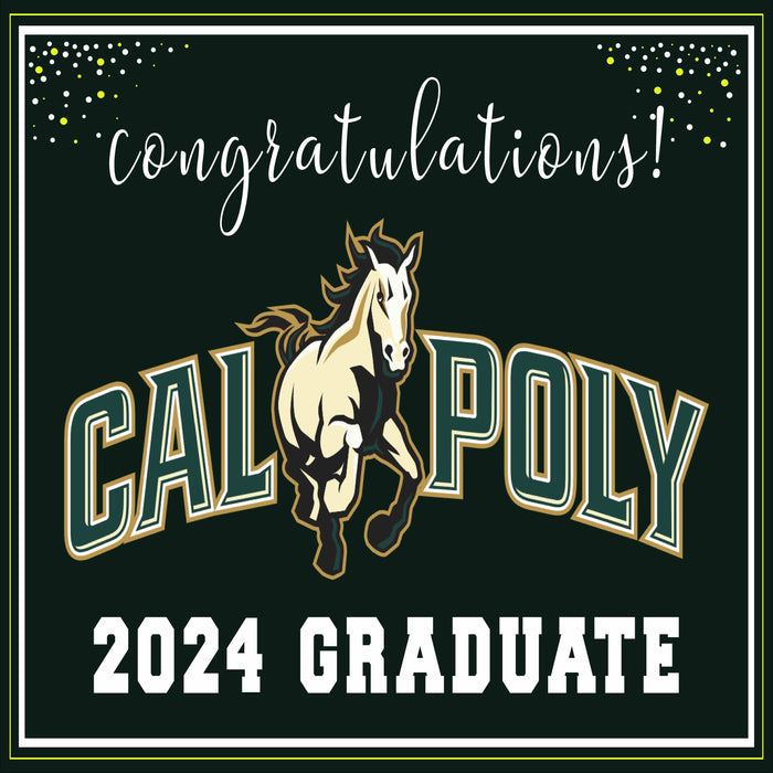 Cal Poly State University 24x24 Class of 2024 Yard Sign (Option C)