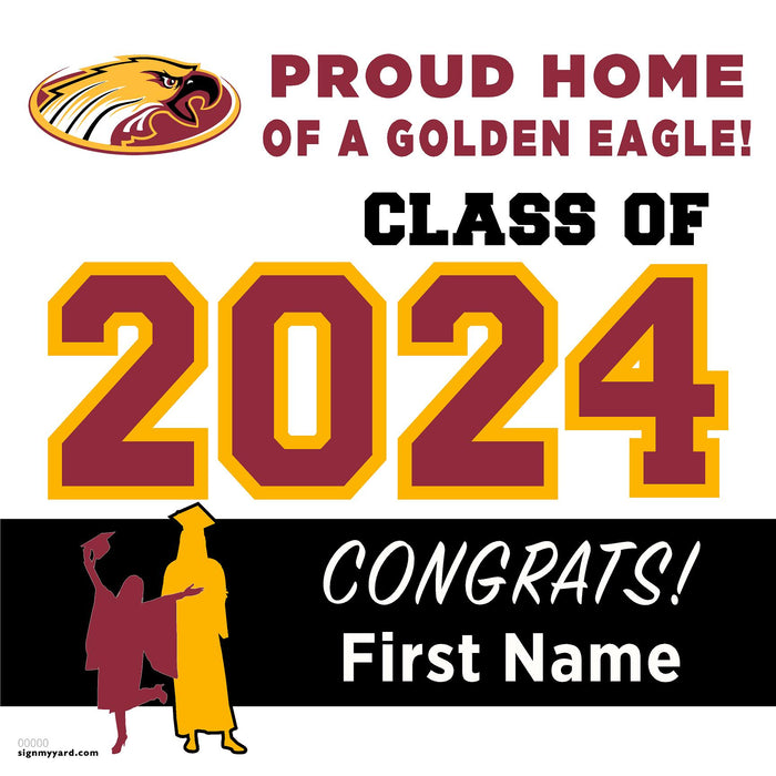 Clovis West High School 24x24 Class of 2024 Yard Sign (Option A)