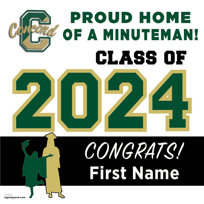 Concord High School 24x24 Class of 2024 Yard Sign (Option A)
