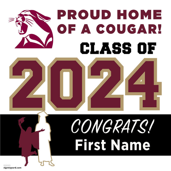 Contra Costa Christian High School 24x24 Class of 2024 Yard Sign (Option A)