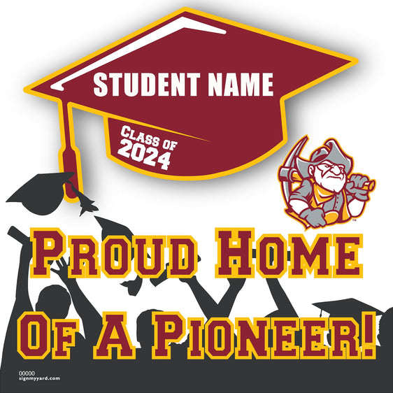 Cupertino High School 24x24 Class of 2024 Yard Sign (Option B)