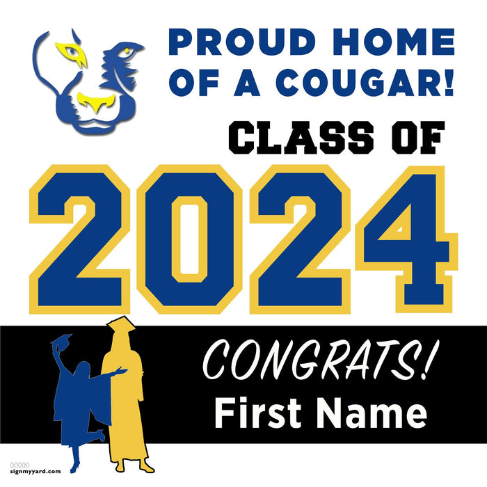 Del Campo High School 24x24 Class of 2024 Yard Sign (Option A)