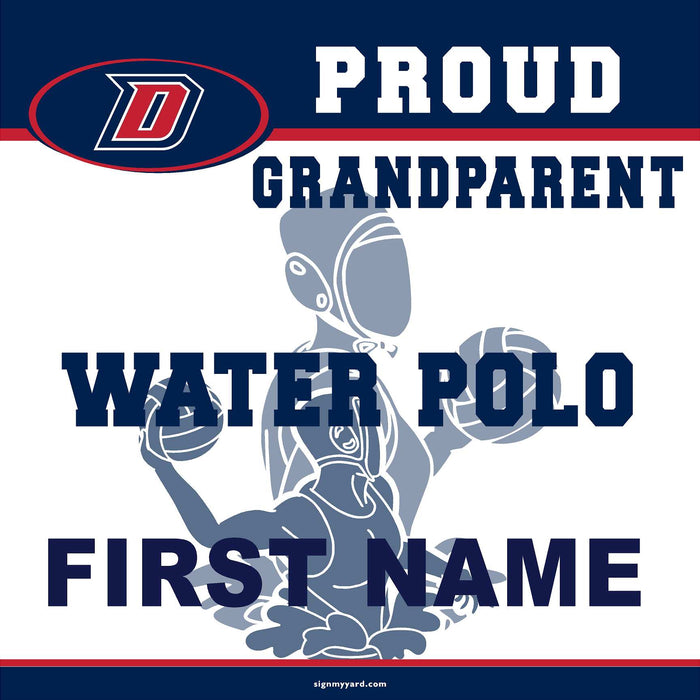 Dublin High School Water Polo (Grandparent) 24x24 Yard Sign (includes installation in your yard)