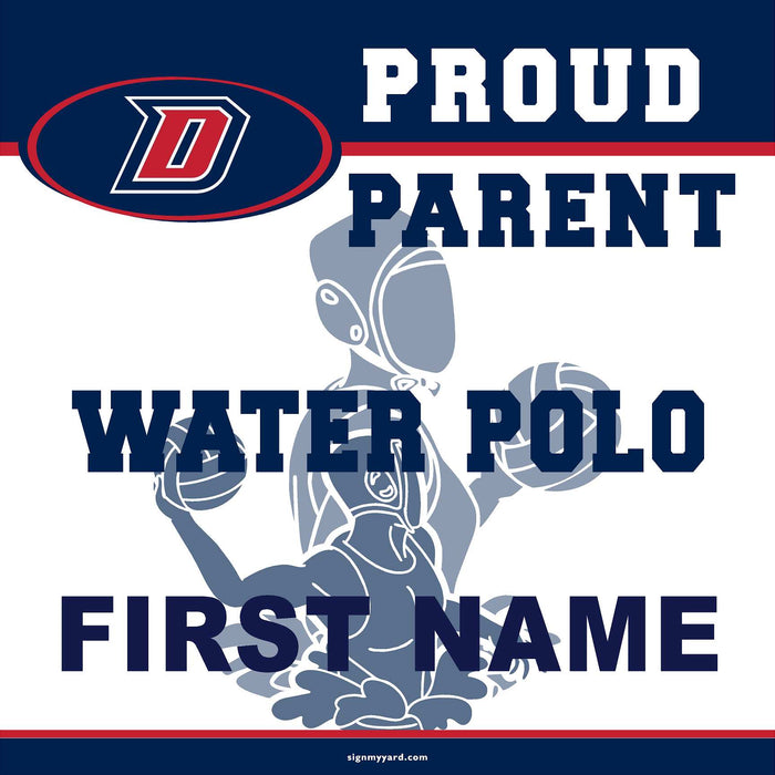 Dublin High School Water Polo(Parent) 24x24 Yard Sign (includes installation in your yard)