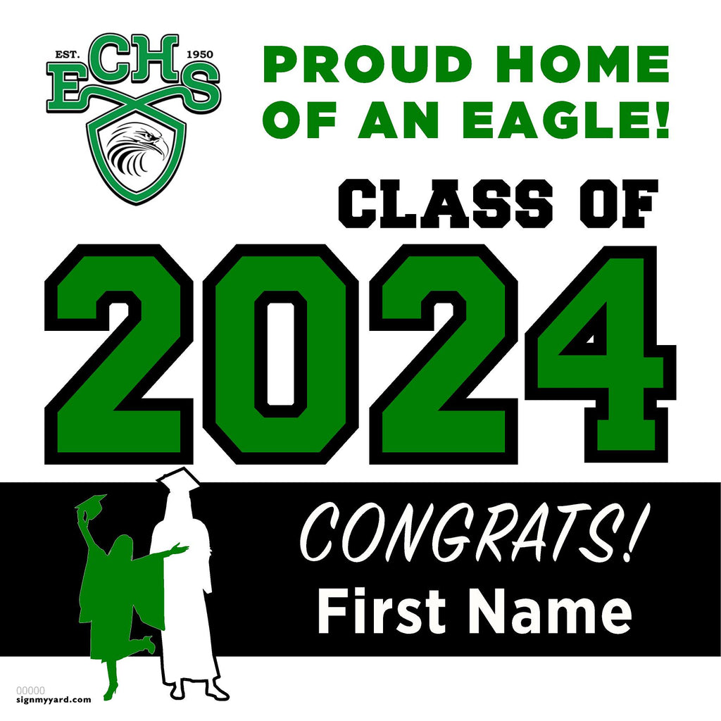 El Camino Fundamental High School 24x24 Class of 2024 Yard Sign (Option A)