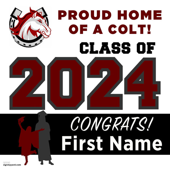 El Camino High School 24x24 Class of 2024 Yard Sign (Option A)