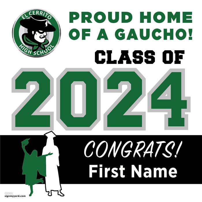 El Cerrito High School 24x24 Class of 2024 Yard Sign (Option A)