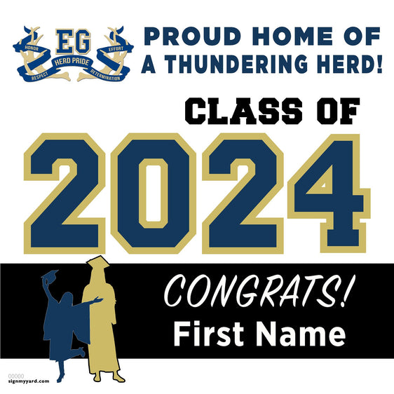 Elk Grove High School 24x24 Class of 2024 Yard Sign (Option A)