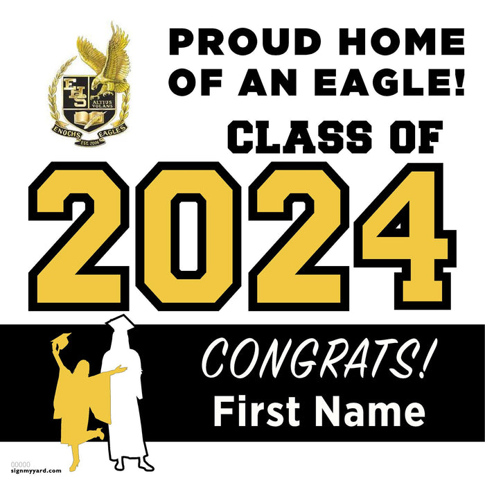 Enochs High School 24x24 Class of 2024 Yard Sign (Option A)
