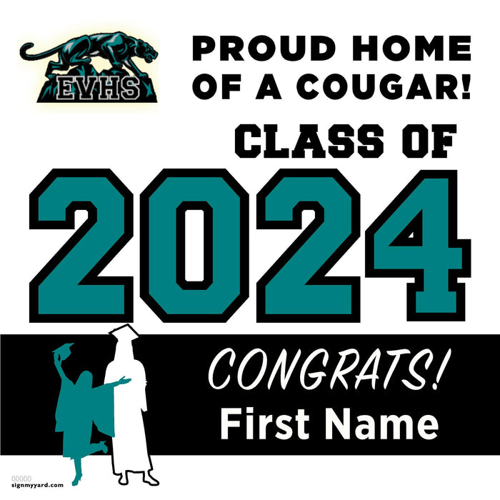 Evergreen Valley High School 24x24 Class of 2024 Yard Sign (Option A)