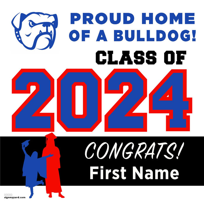 Folsom High School 24x24 Class of 2024 Yard Sign (Option A)