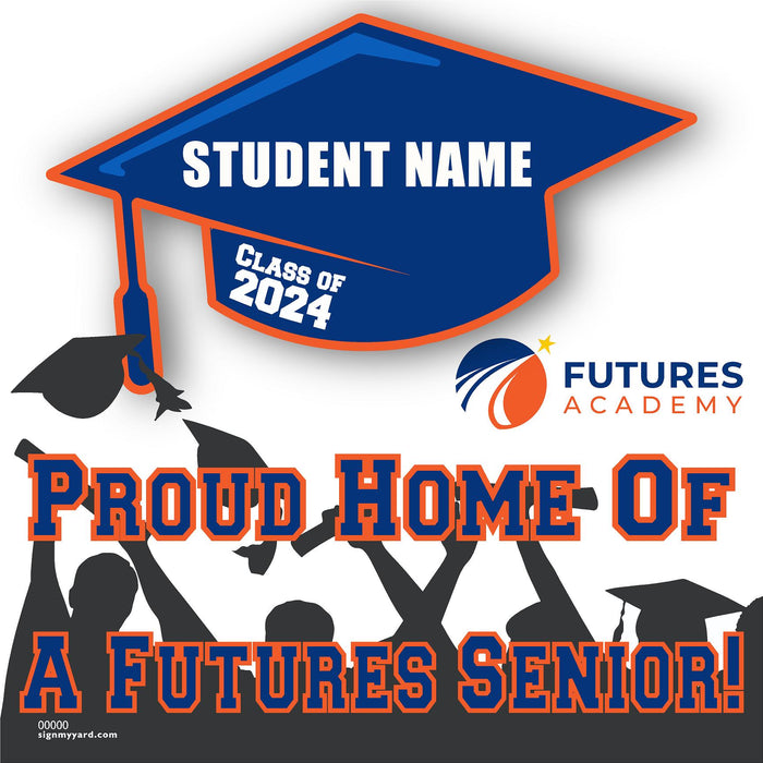Futures Academy Pleasanton 24x24 Class of 2024 Yard Sign (Option B)