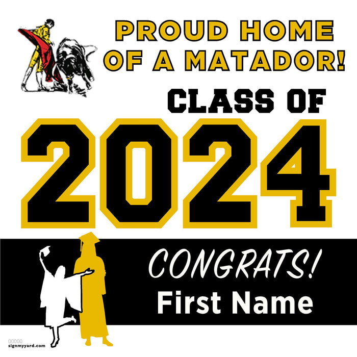 Granada High School 24x24 Class of 2024 Yard Sign (Option A)