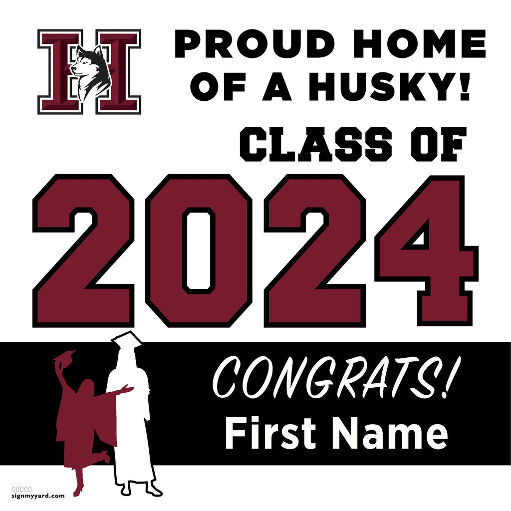Hamilton High School 24x24 Class of 2024 Yard Sign (Option A)