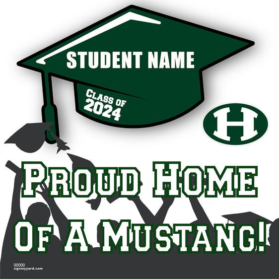 Homestead High School 24x24 Class of 2024 Yard Sign (Option B)