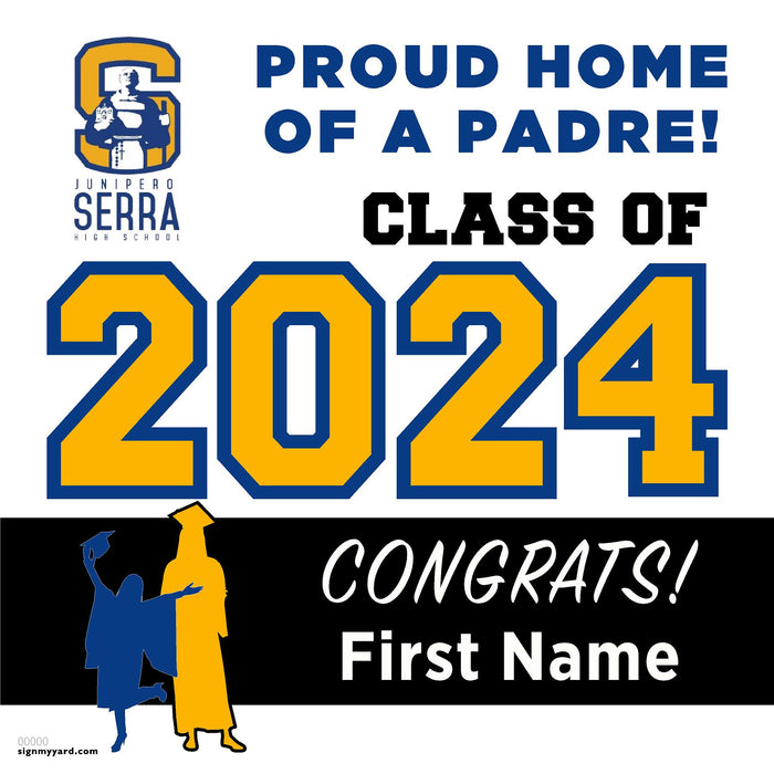 Junipero Serra High School 24x24 Class of 2024 Yard Sign (Option A)