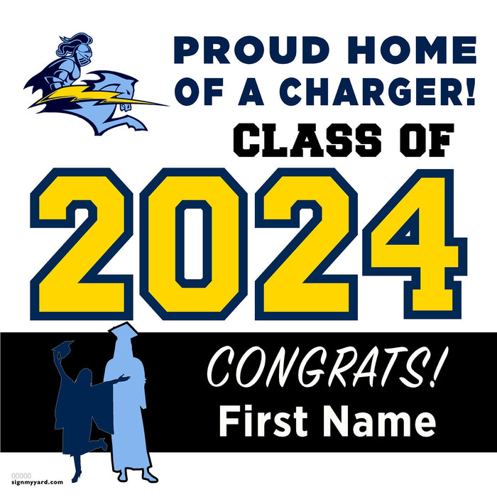 Leland High School 24x24 Class of 2024 Yard Sign (Option A)
