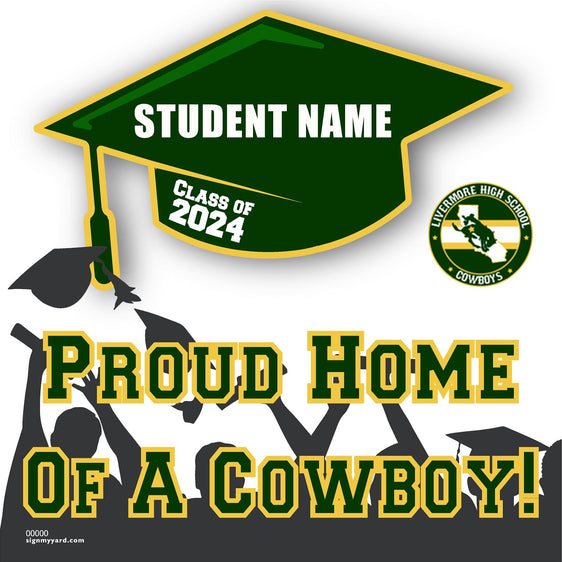 Livermore High School 24x24 Class of 2024 Yard Sign (Option B)