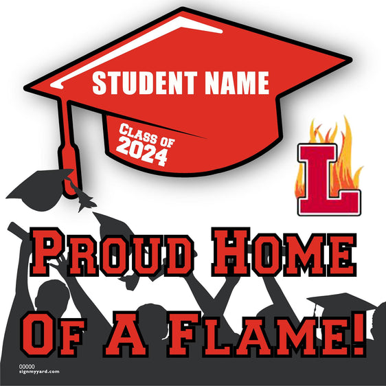 Lodi High School 24x24 Class of 2024 Yard Sign (Option B)