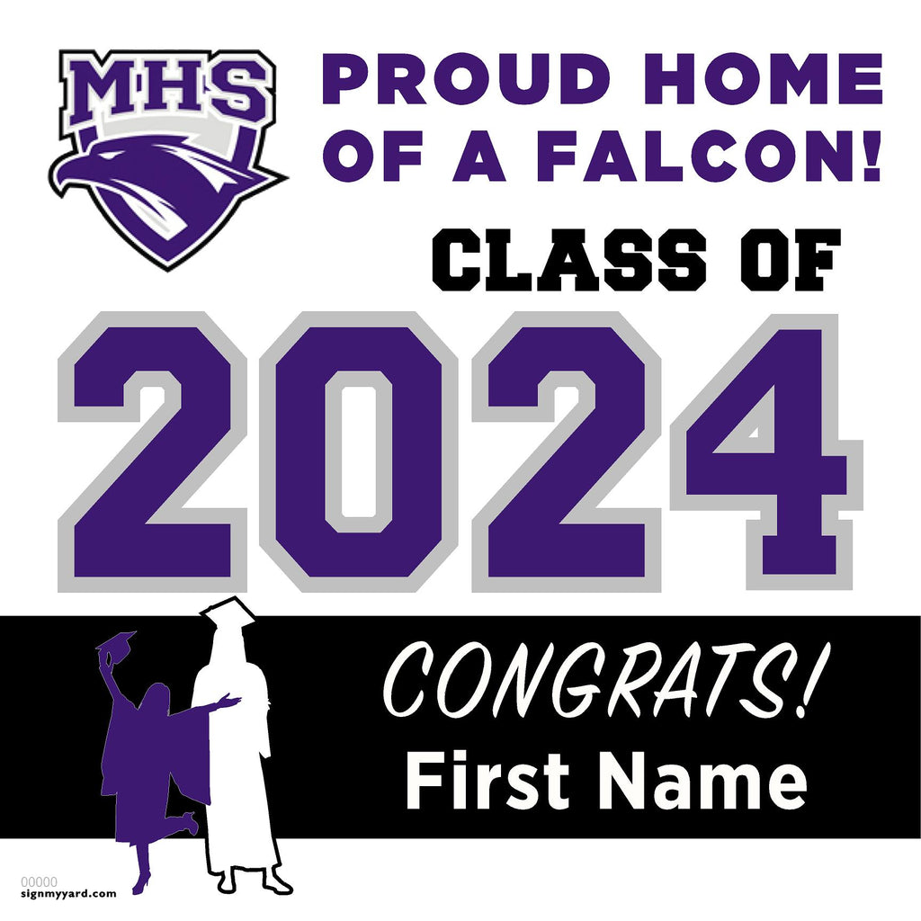 Millenium High School (Piedmont) 24x24 Class of 2024 Yard Sign (Option A)
