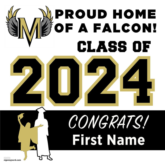 Millenium High School (Tracy) 24x24 Class of 2024 Yard Sign (Option A)
