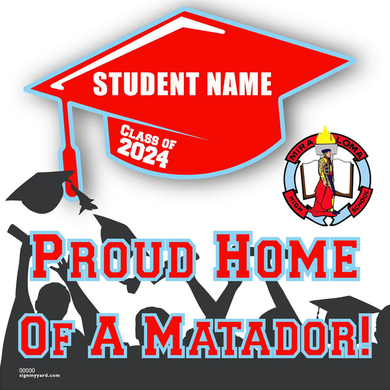 Mira Loma High School 24x24 Class of 2024 Yard Sign (Option B)