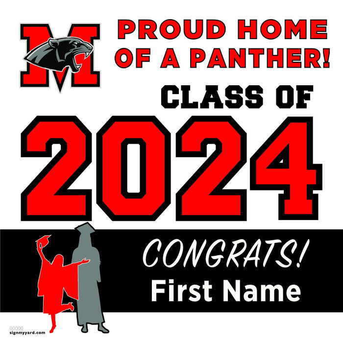 Modesto High School 24x24 Class of 2024 Yard Sign (Option A)