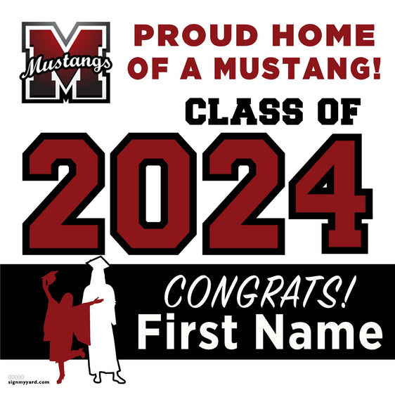 Monte Vista High School 24x24 Class of 2024 Yard Sign (Option A)