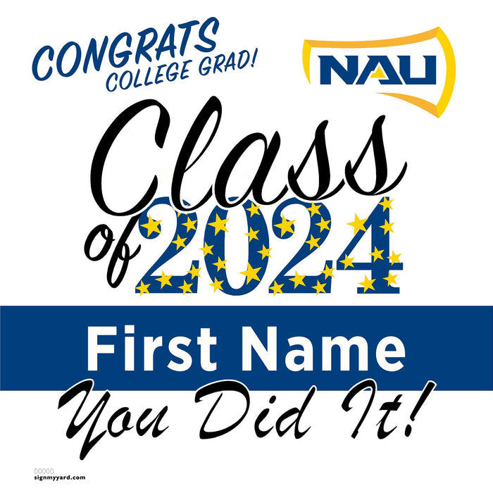 Northern Arizona University 24x24 Class of 2024 Yard Sign (Option B)