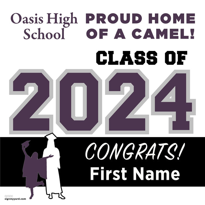 Oasis High School 24x24 Class of 2024 Yard Sign (Option A)