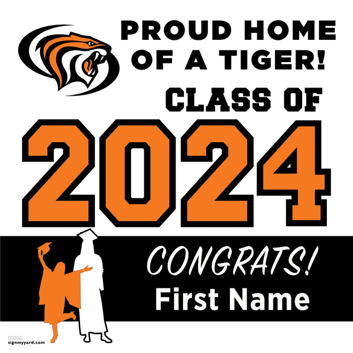 Pacific Law Academy School 24x24 Class of 2024 Yard Sign (Option A)