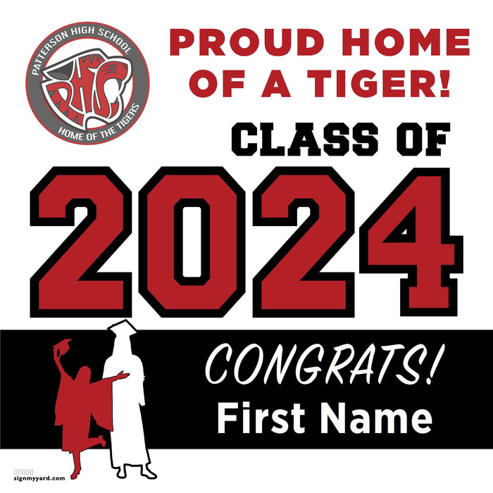 Patterson High School 24x24 Class of 2024 Yard Sign (Option A)