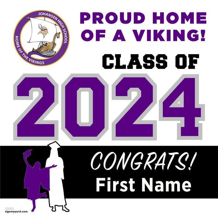 Peter Johansen High School 24x24 Class of 2024 Yard Sign (Option A)