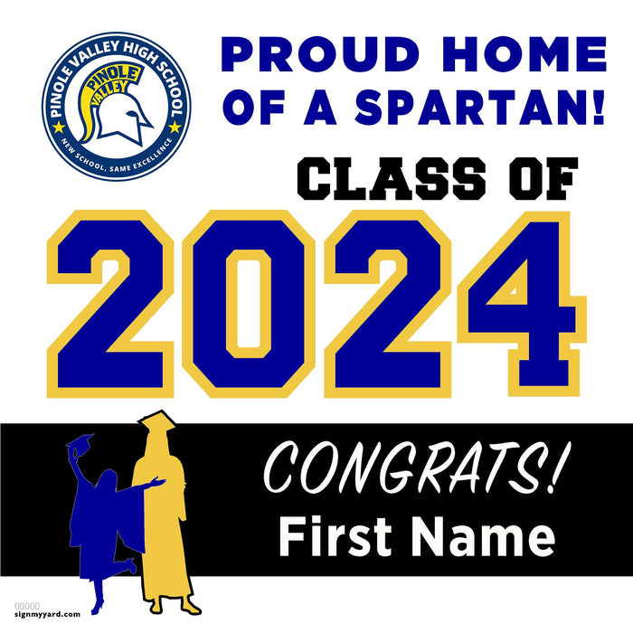 Pinole Valley High School 24x24 Class of 2024 Yard Sign (Option A)