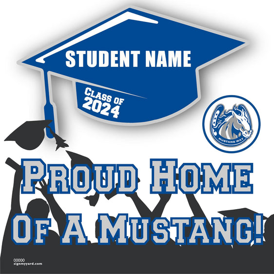 Pioneer High School 24x24 Class of 2024 Yard Sign (Option B)