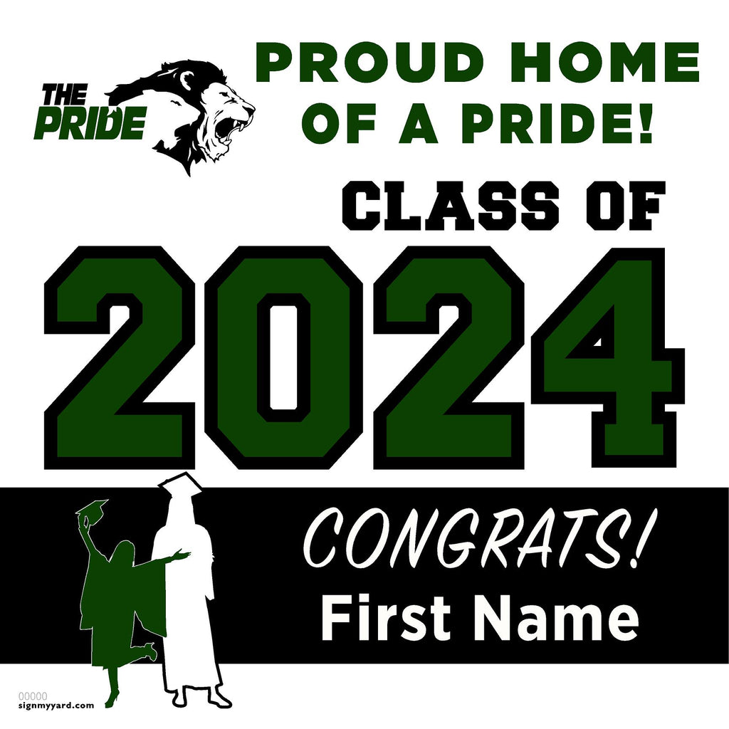 Pitman High School 24x24 Class of 2024 Yard Sign (Option A)