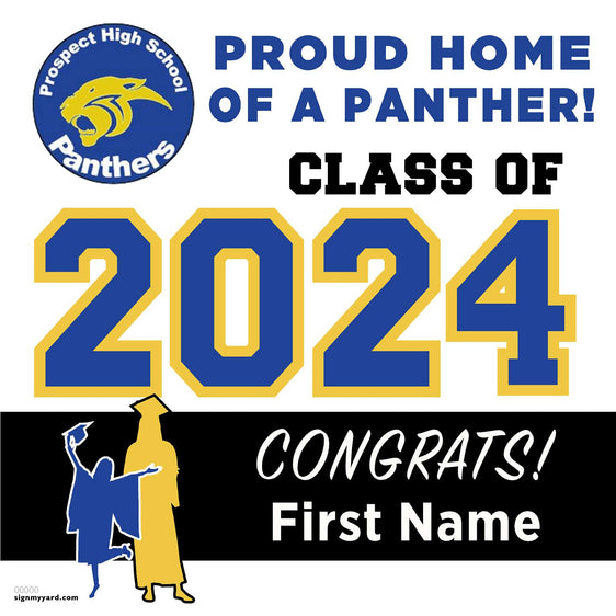 Prospect High School 24x24 Class of 2024 Yard Sign (Option A)