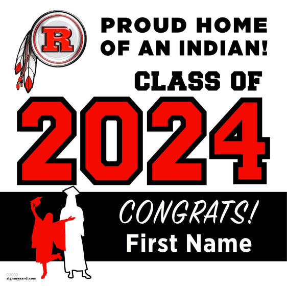 Ripon High School 24x24 Class of 2024 Yard Sign (Option A)