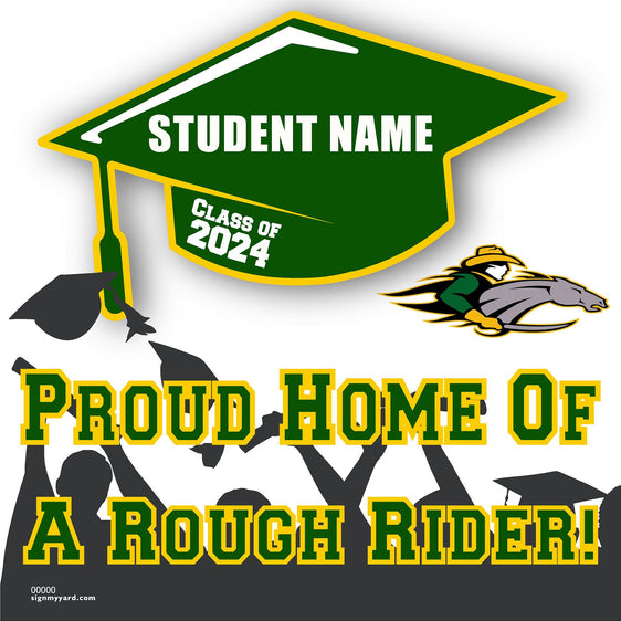 Roosevelt High School 24x24 Class of 2024 Yard Sign (Option B)