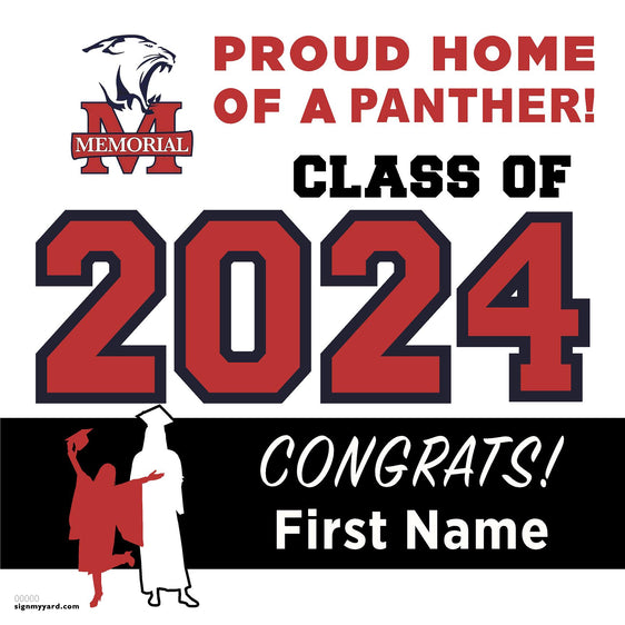 San Joaquin Memorial High School 24x24 Class of 2024 Yard Sign (Option A)
