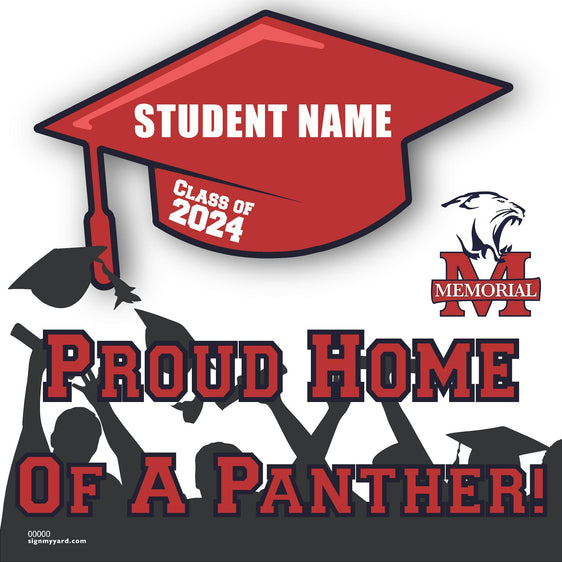 San Joaquin Memorial High School 24x24 Class of 2024 Yard Sign (Option B)