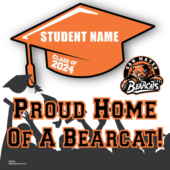 San Mateo High School 24x24 Class of 2024 Yard Sign (Option B)