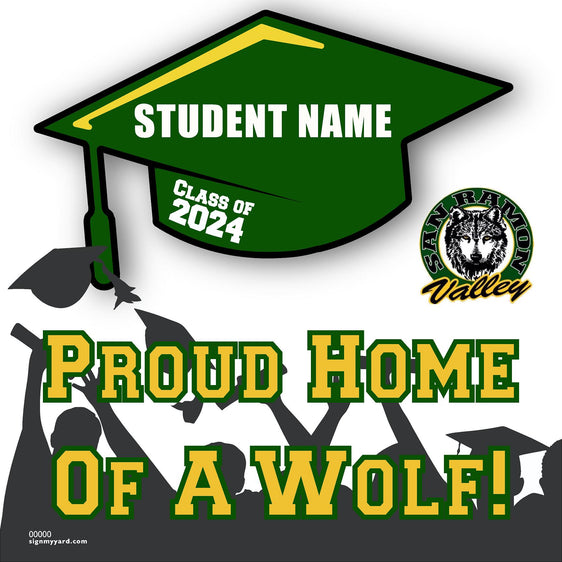 San Ramon Valley High School 24x24 Class of 2024 Yard Sign (Option B)